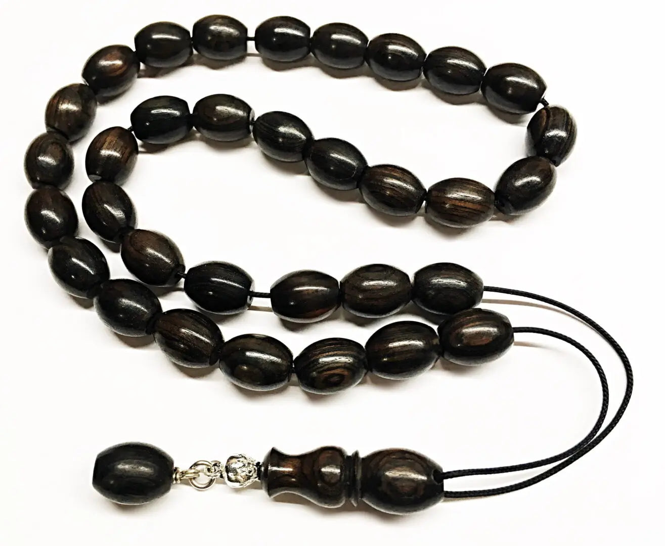Ebony 33 bead Komboloi - EBO 14