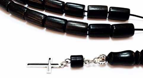 SASMOS - Ebony Wood Komboloi - 33 Bead - EBO 5