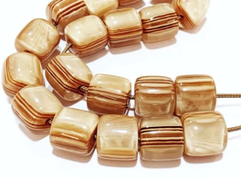 Brown Resin Bead Komboloi - RIT 13