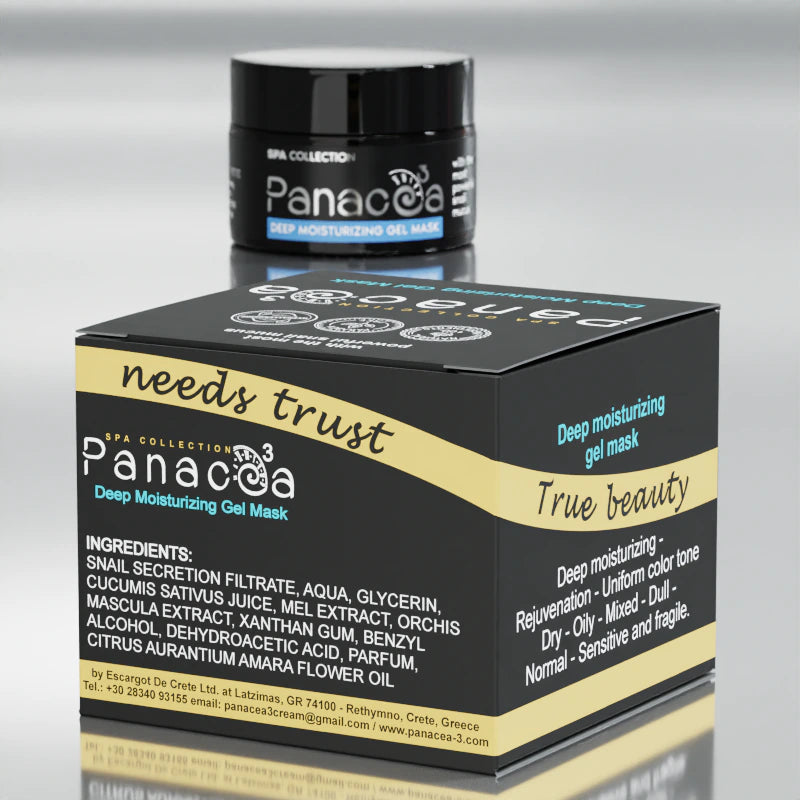 Panacea3 Deep Moisturizing Gel Mask with Snail Mucin – Spa Collection