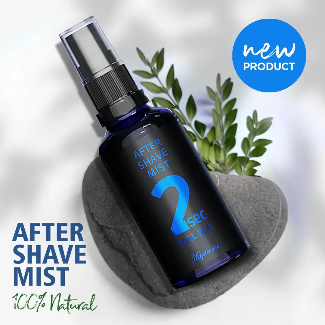 Panacea3 2 Sec Relief All-Natural After Shave Mist for Men & Women