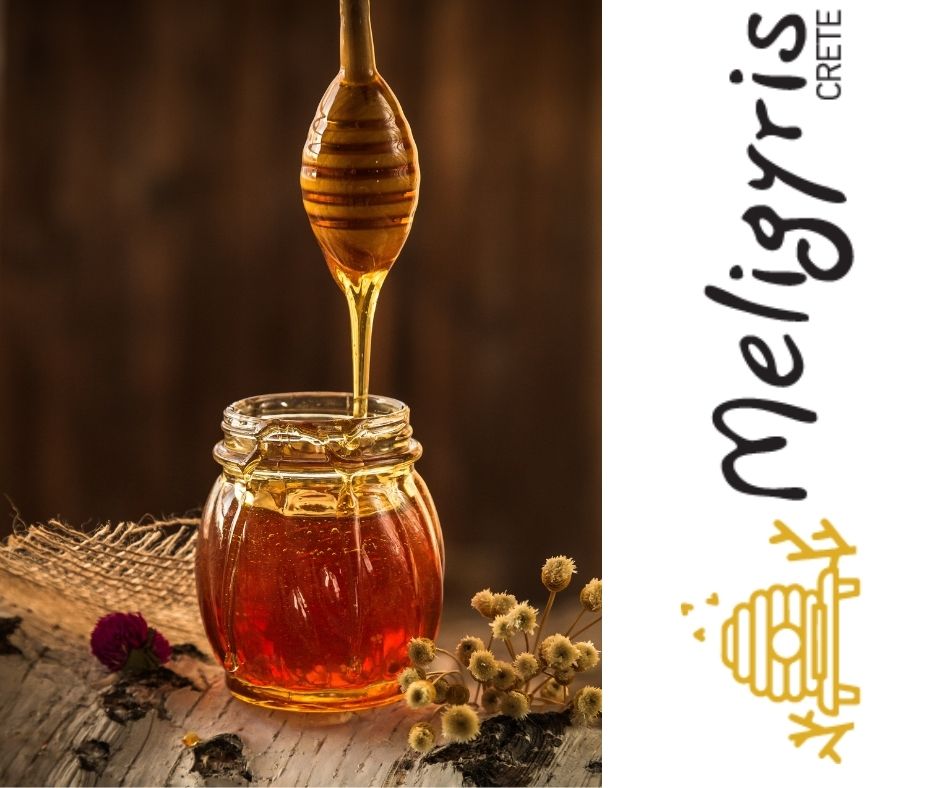 Pure Pine Thyme Greek Honey by Meligyris Crete