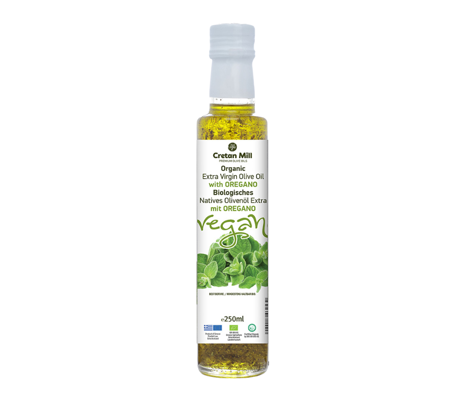 Cretan Mill Oregano Infused Extra Virgin Olive Oil -250ml