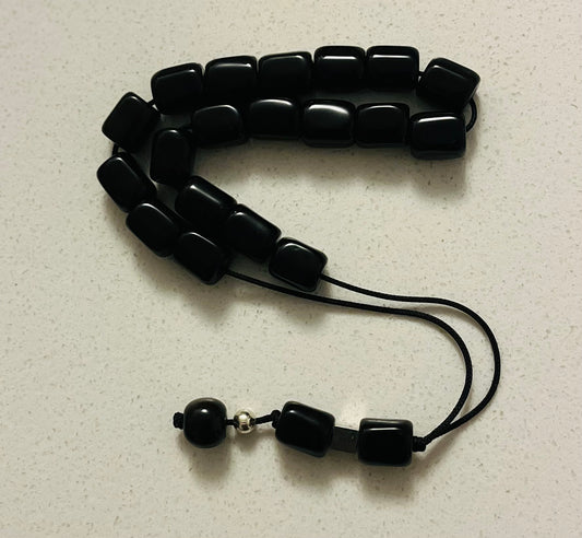 Obsidian Bead Komboloi - OBS 11