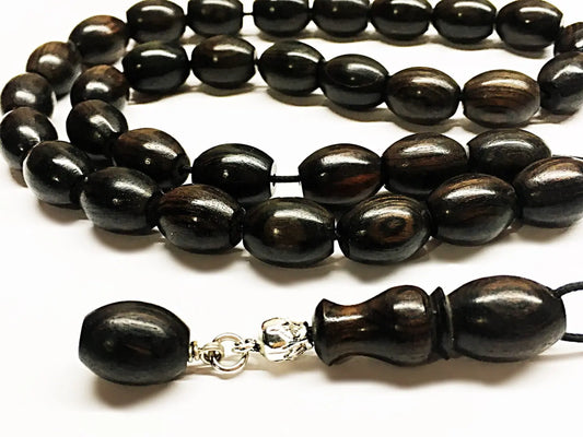 Ebony 33 bead Komboloi - EBO 14