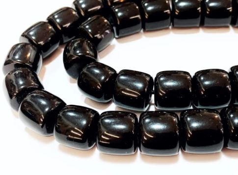 Black Resin 33 Bead Komboloi - RIT 14