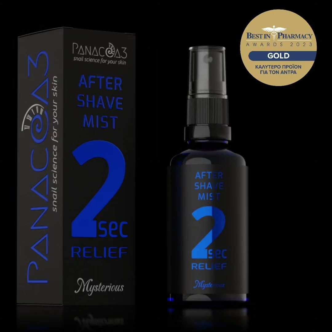 Panacea3 2 Sec Relief All-Natural After Shave Mist for Men & Women